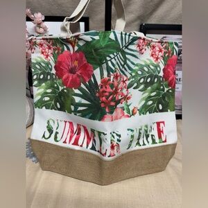 New Floral Summer Tote Bag